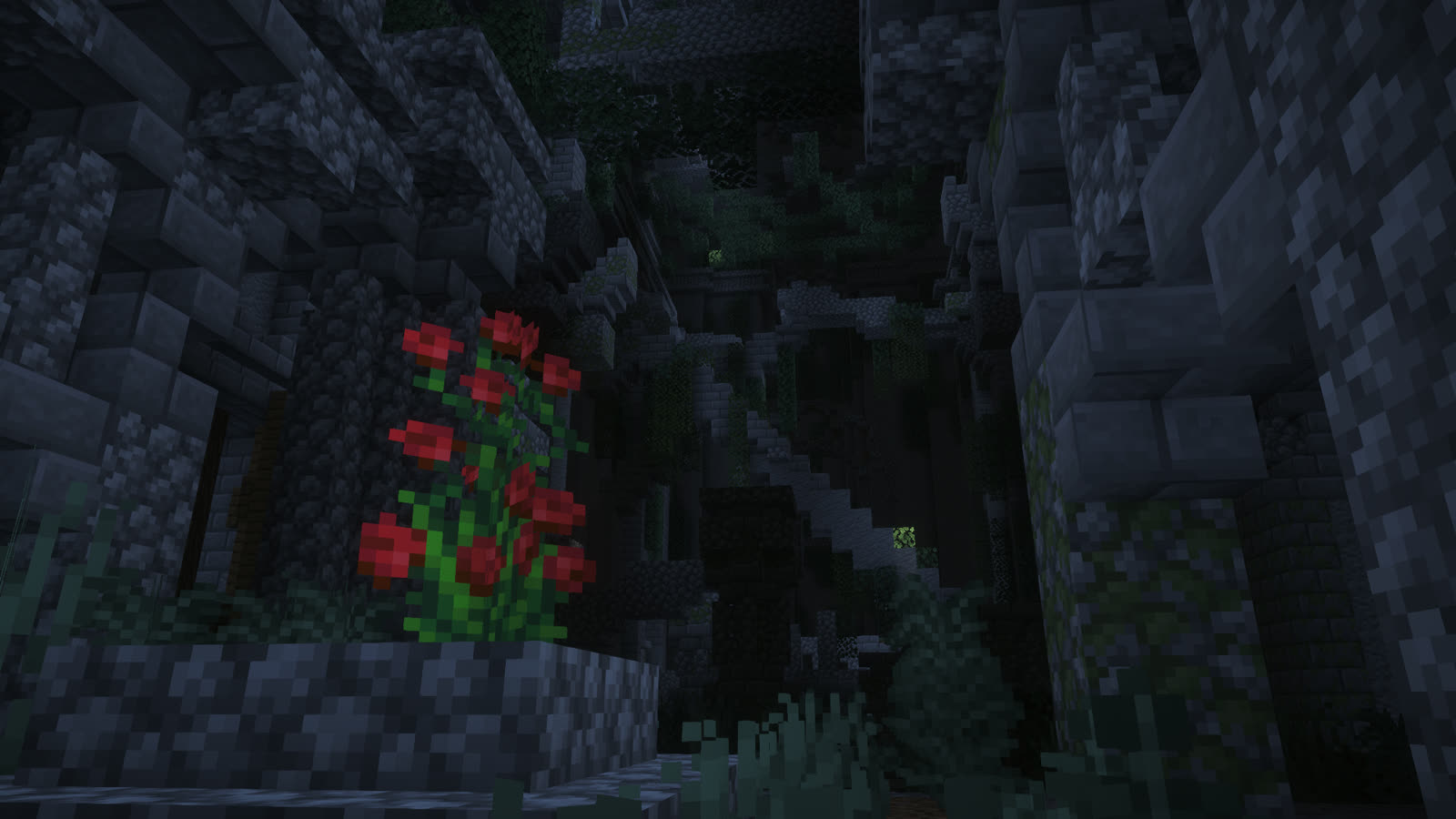 A rosa que sobrevive no interior esquecido do castelo.